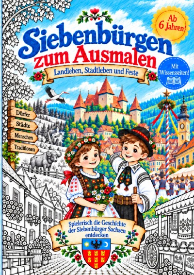 'Cover von Siebenbürgen zum Ausmalen'-Cover