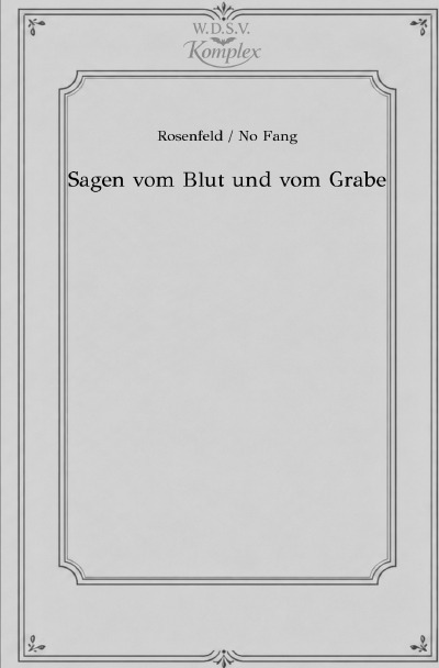 'Cover von Sagen vom Blut und vom Grabe'-Cover