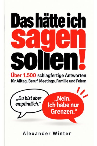 'Cover von Das hätte ich sagen sollen!'-Cover