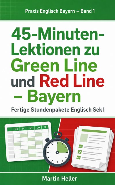 'Cover von 45-Minuten-Lektionen zu Green Line und Red Line – Bayern'-Cover