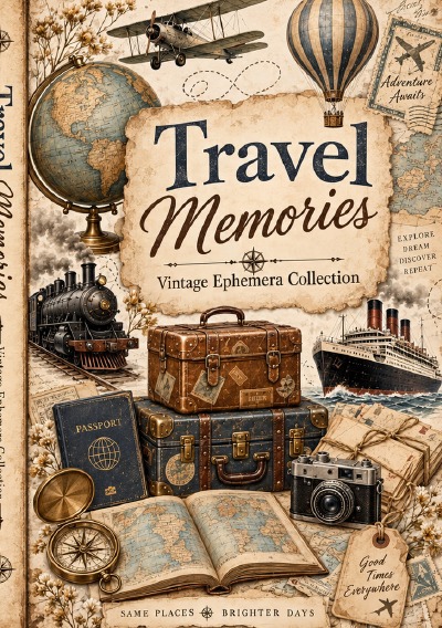 'Cover von Vintage Travel Ephemera'-Cover