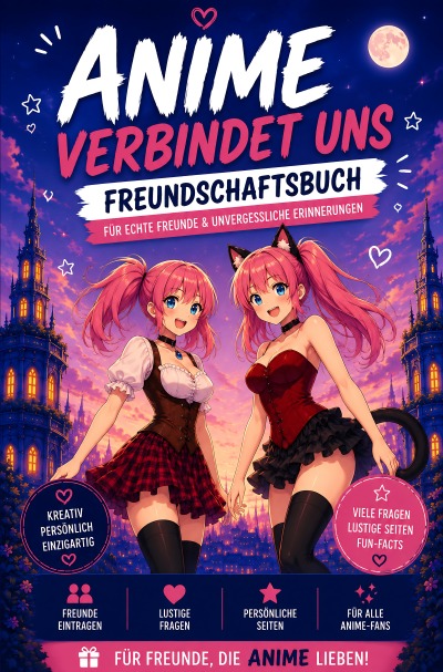 'Cover von Anime verbindet uns | Das Anime Freundebuch'-Cover