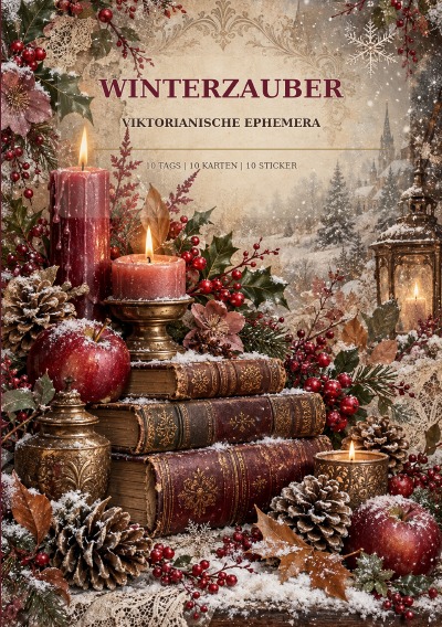 'Cover von Winterzauber – Viktorianische Ephemera'-Cover