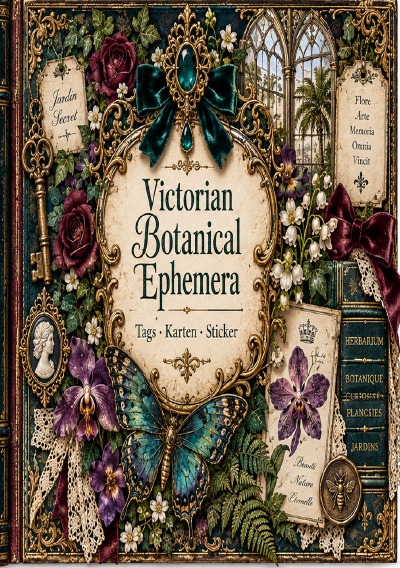 'Cover von Victorian Botanical Ephemera'-Cover