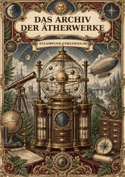 'Cover von Steampunk Ephemera Buch A4'-Cover