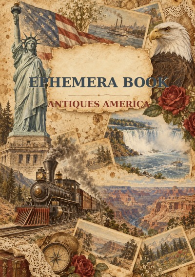 'Cover von EPHEMERA BOOK – ANTIQUES AMERIka'-Cover