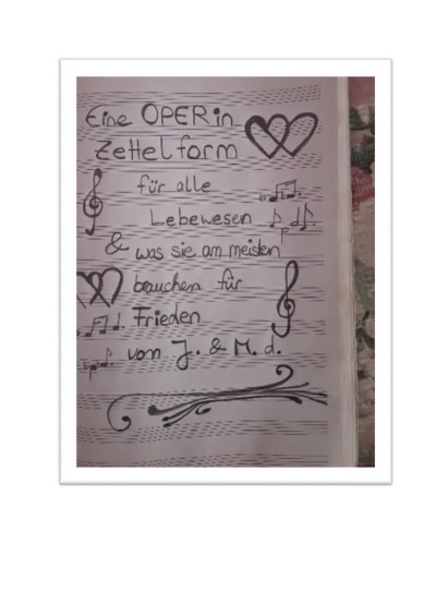 'Cover von Eine Oper in Zettelform'-Cover