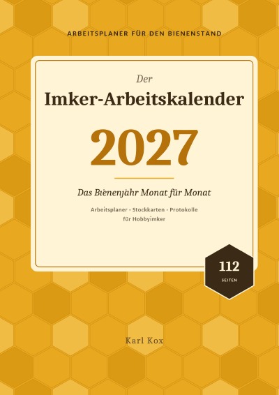 'Cover von Der Imker-Arbeitskalender 2027'-Cover