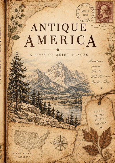 'Cover von ANTIQUE AMERICA – Vintage Journal & Ephemera Book'-Cover