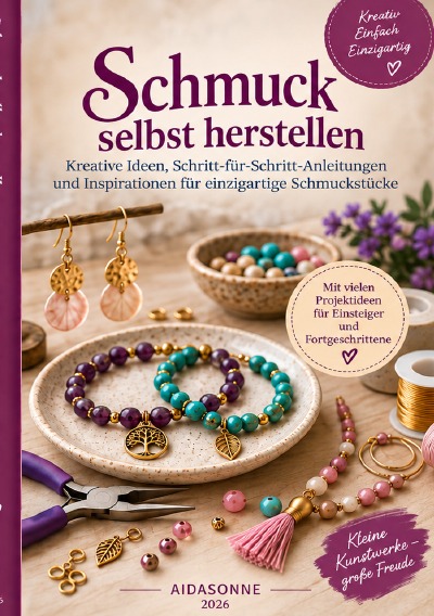 'Cover von Schmuck selbst herstellen – kreative Ideen für dein neues Lieblingshobby'-Cover