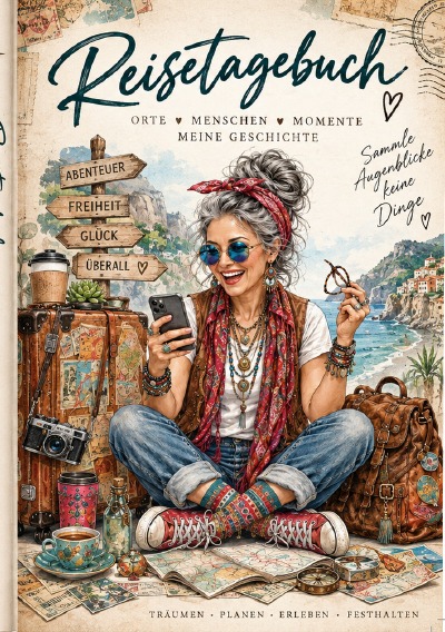 'Cover von Reisetagebuch A5'-Cover
