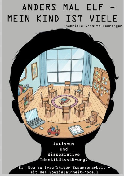 'Cover von Anders mal elf – mein Kind ist viele Autismus und dissoziative Identitätsstörung: Ein Weg zu tragfähiger Zusammenarbeit – mit dem Spezialeinheit-Modell'-Cover