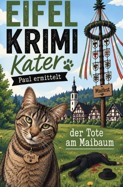 'Cover von Eifel Krimi – Kater Paul ermittelt – Der Tote am Maibaum'-Cover
