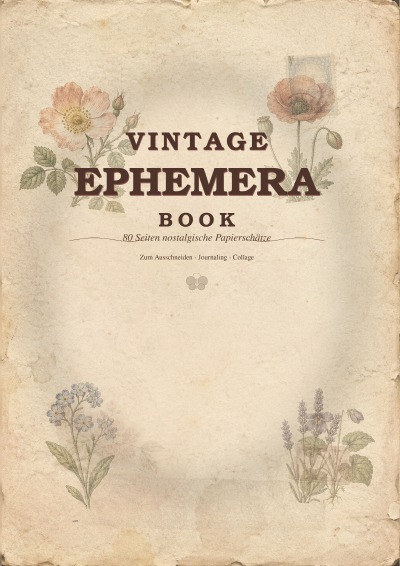 'Cover von Vintage Ephemera Book'-Cover