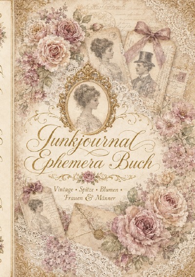 'Cover von Junkjournal Ephemera Buch'-Cover
