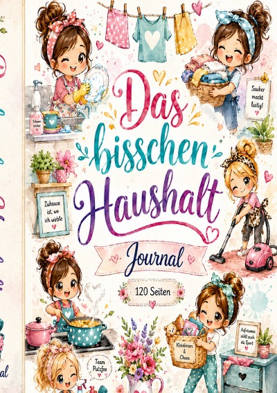 'Cover von Das bisschen Haushalt – Journal für mehr Ordnung, gute Laune und kleine Erfolgsmomente'-Cover