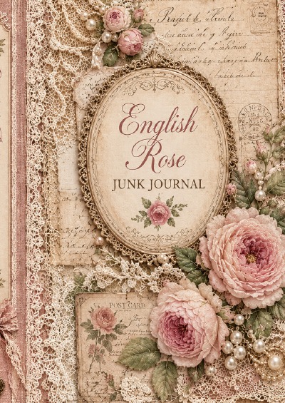 'Cover von English Rose Junk Journal'-Cover