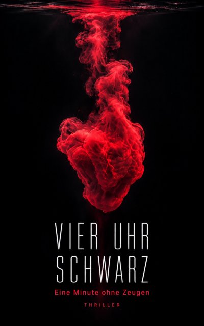 'Cover von VIER UHR SCHWARZ – Eine Minute ohne Zeugen |  atmosphärischer Großstadtkrimi aus Hannover'-Cover