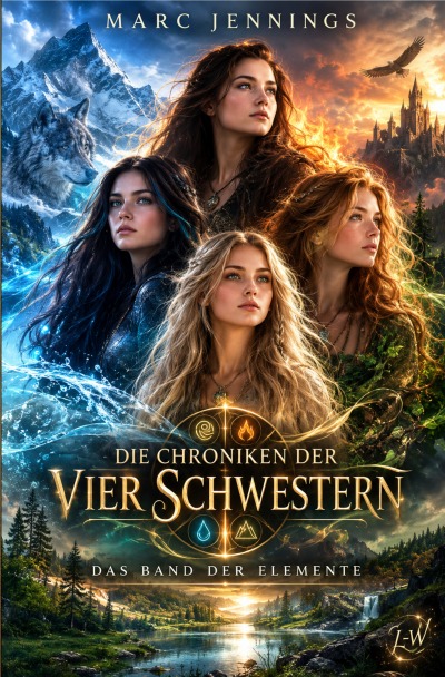 'Cover von Die Chroniken der vier Schwestern – Das Band der Elemente'-Cover