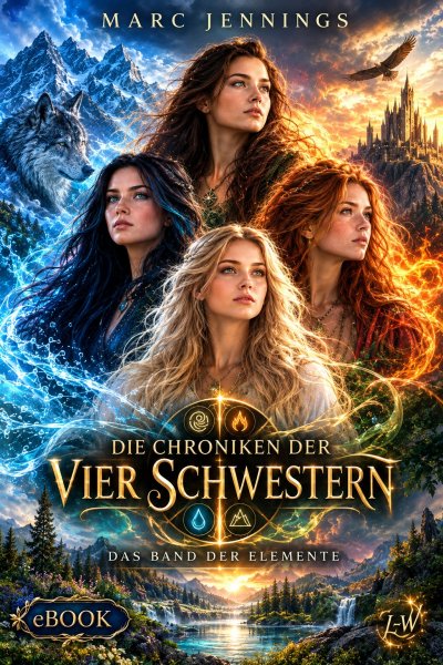 'Cover von Die Chroniken der vier Schwestern – Das Band der Elemente'-Cover