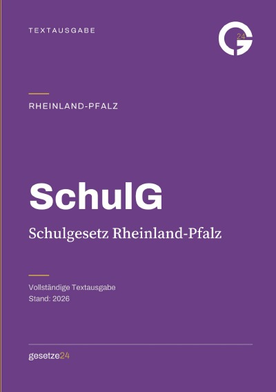 'Cover von SchulG – Schulgesetz Rheinland-Pfalz'-Cover