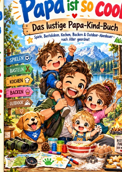 'Cover von Papa ist so cool! – Das lustige Papa-Kind-Buch'-Cover