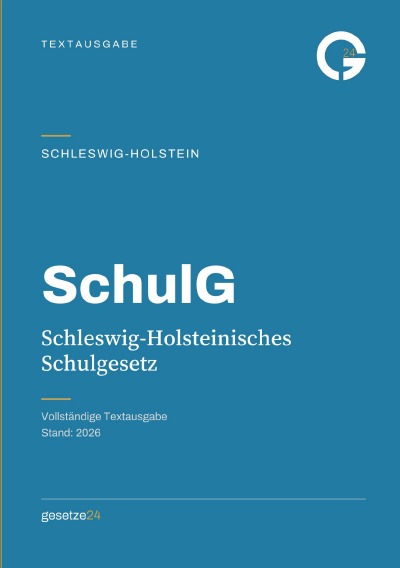 'Cover von SchulG – Schleswig-Holsteinisches Schulgesetz'-Cover