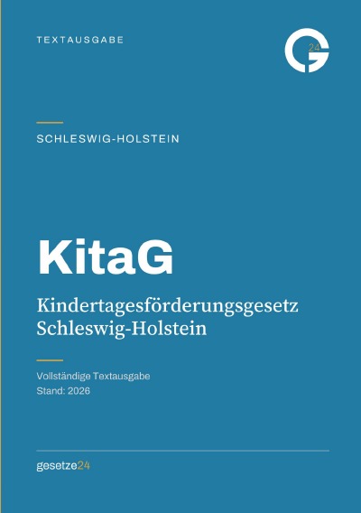 'Cover von KitaG – Kindertagesförderungsgesetz Schleswig-Holstein'-Cover