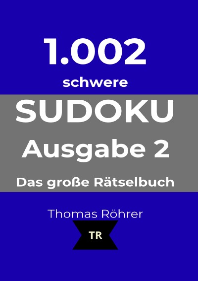 'Cover von 1.002er Sudoku schwer'-Cover