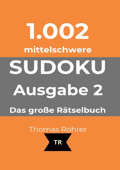 'Cover von 1.002er Sudoku mittelschwer'-Cover
