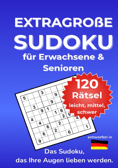 'Cover von Extragroße Sudoku für Senioren'-Cover
