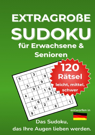 'Cover von Extragroße Sudoku für Senioren'-Cover