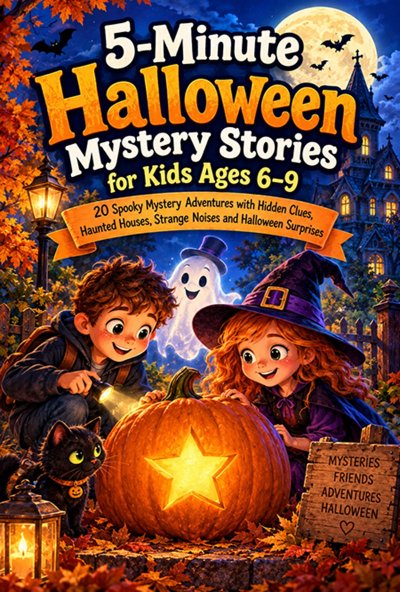 'Cover von 5-Minute Halloween Stories for Kids Ages 6–9'-Cover
