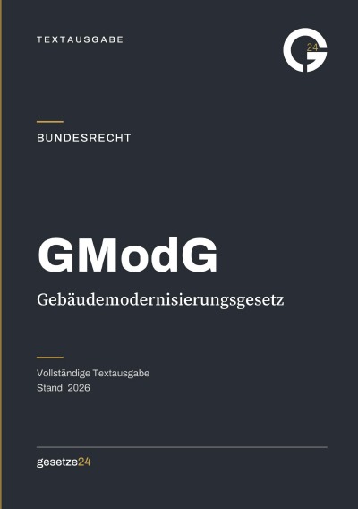 'Cover von GModG – Gebäudemodernisierungsgesetz'-Cover