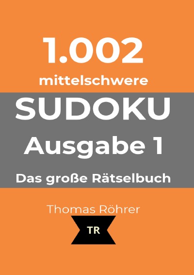 'Cover von 1.002er Sudoku mittelschwer'-Cover