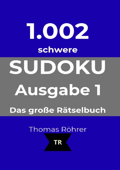 'Cover von 1.002er Sudoku schwer'-Cover