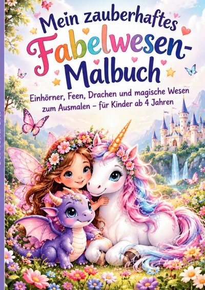'Cover von Mein zauberhaftes Fabelwesen-Malbuch'-Cover