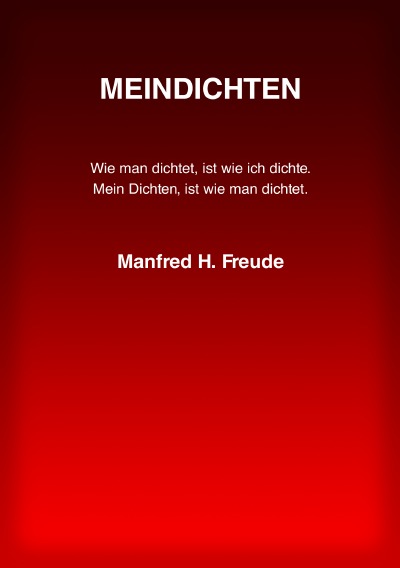 'Cover von MEINDICHTEN'-Cover