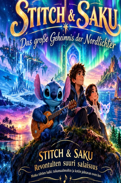 'Cover von STITCH & SAKU – Das große Geheimnis der Nordlichter'-Cover