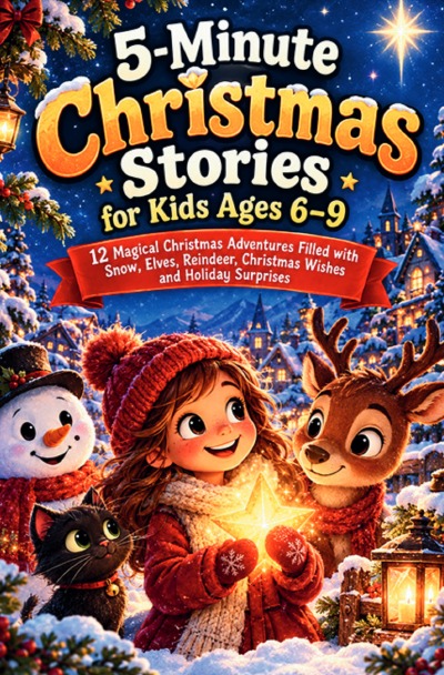 'Cover von 5-Minute Christmas Stories for Kids Ages 6–9'-Cover