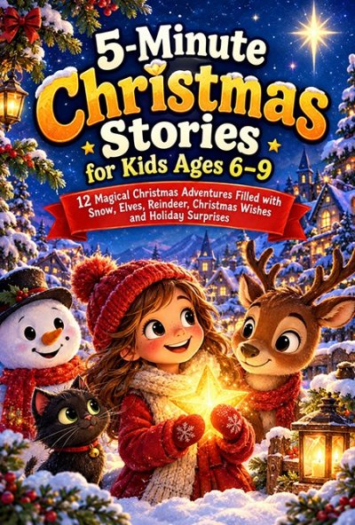 'Cover von 5-Minute Christmas Stories for Kids Ages 6–9'-Cover