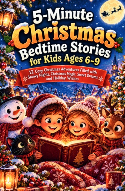 'Cover von 5-Minute Christmas Stories for Kids Ages 6–9'-Cover