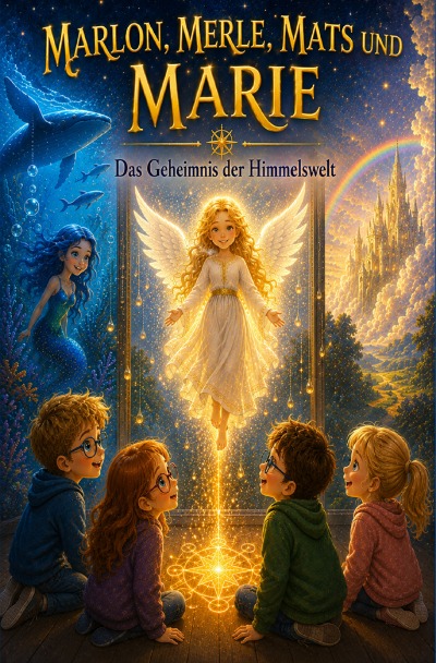 'Cover von Marlon, Merle, Mats und Marie – Das Geheimnis der Himmelswelt'-Cover