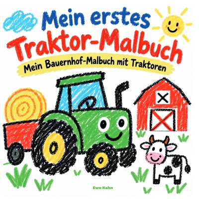 'Cover von Mein erstes Traktor-Malbuch'-Cover