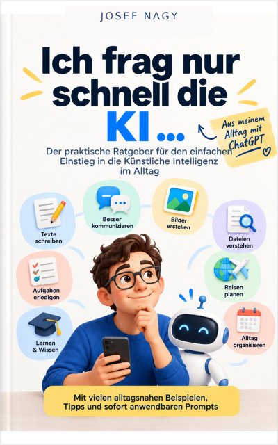 'Cover von Ich frag nur schnell die KI …'-Cover