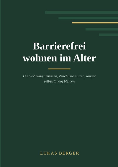 'Cover von Barrierefrei wohnen im Alter'-Cover