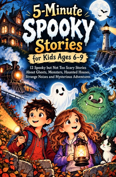 'Cover von 5-Minute Spooky Stories for Kids Ages 6–9'-Cover