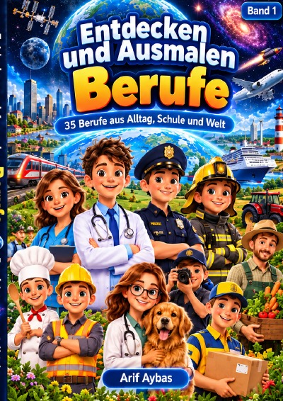 'Cover von Entdecken und Ausmalen – Berufe'-Cover