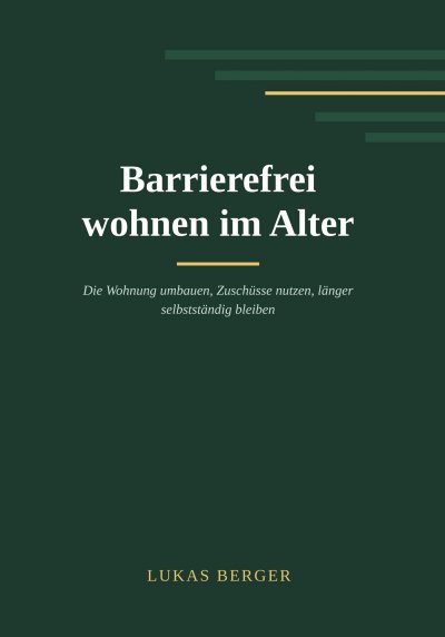 'Cover von Barrierefrei wohnen im Alter'-Cover