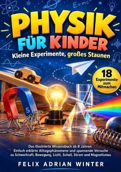 'Cover von Physik für Kinder – Kleine Experimente, großes Staunen'-Cover